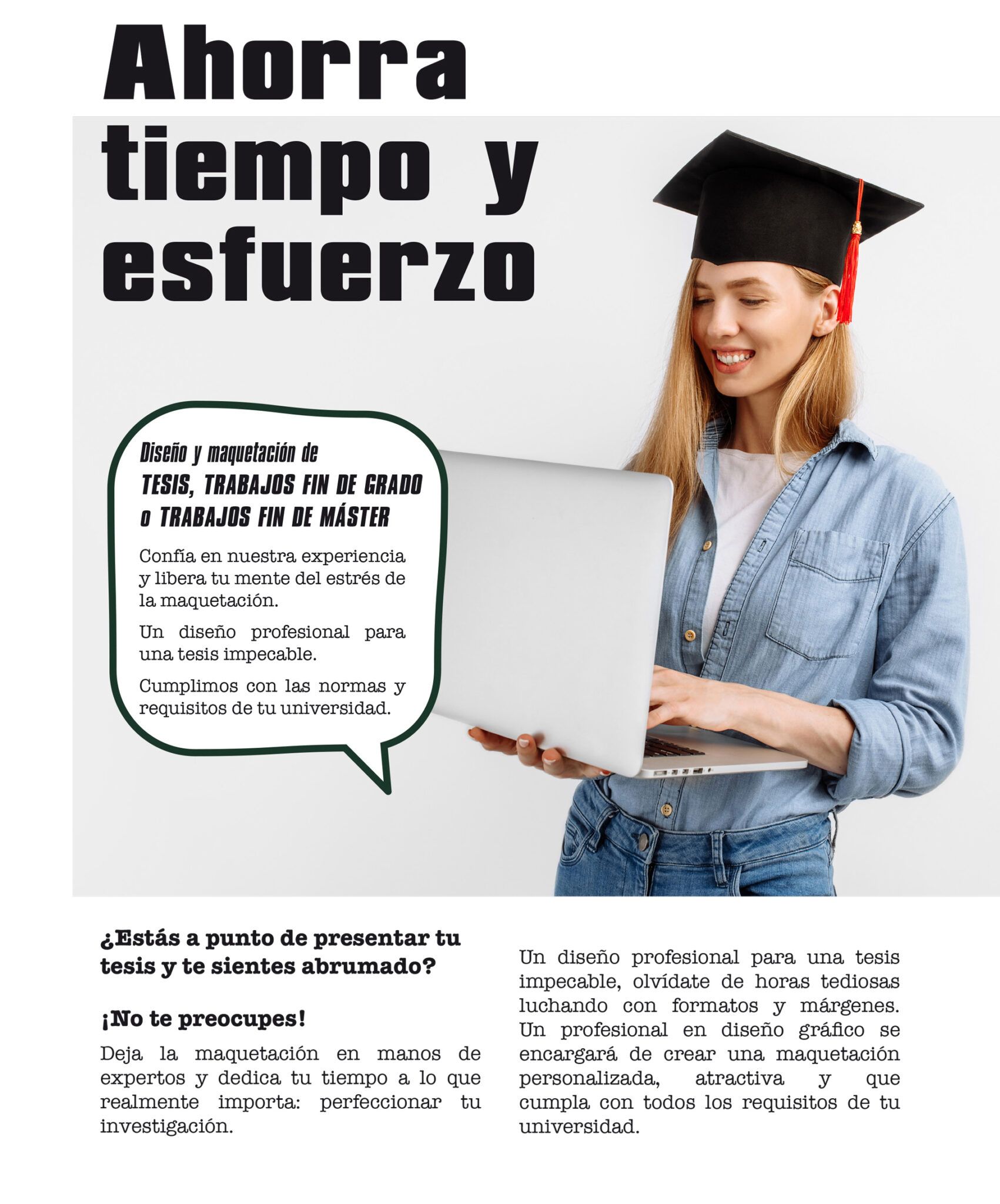 diseño gráfico, maquetación profesional de tesis